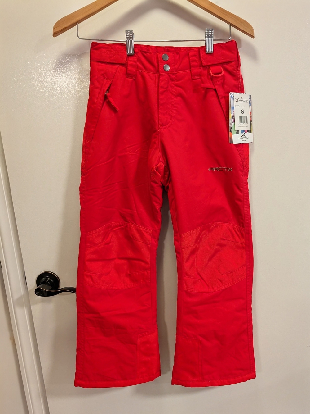 Arctix Kids Bright Red Snow Pants - Small